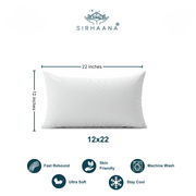 Sirhaana Bedroom Pillow – Ultra-Plush, Supportive & Luxuriously Soft | 20x36