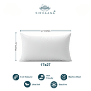 Sirhaana Sleep Pillow – Ultra-Soft, Plush & Supportive Comfort | 17x27