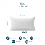 Sirhaana Sleep Pillow – Ultra-Soft, Plush & Supportive Comfort | 20x30